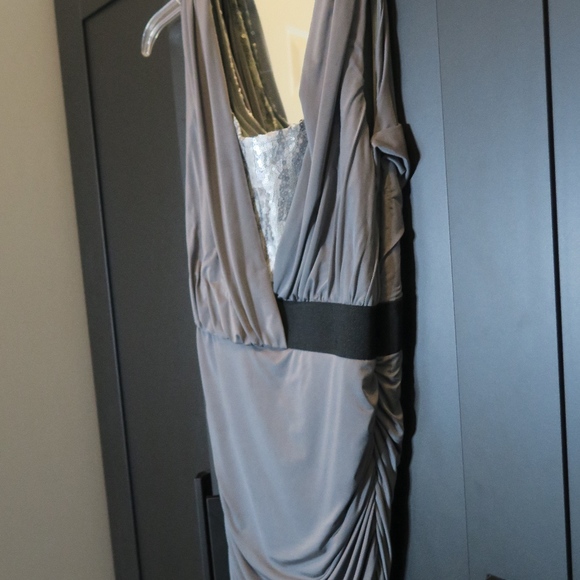 Silver Party Dress - Picture 7 of 8